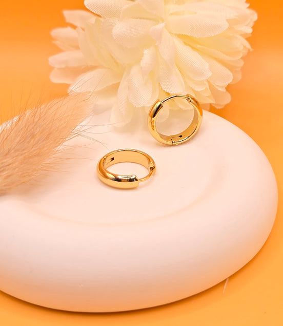 Boucles d'oreilles dorées Mialy