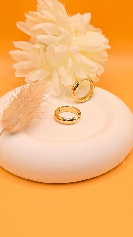 Boucles d'oreilles dorées Mialy