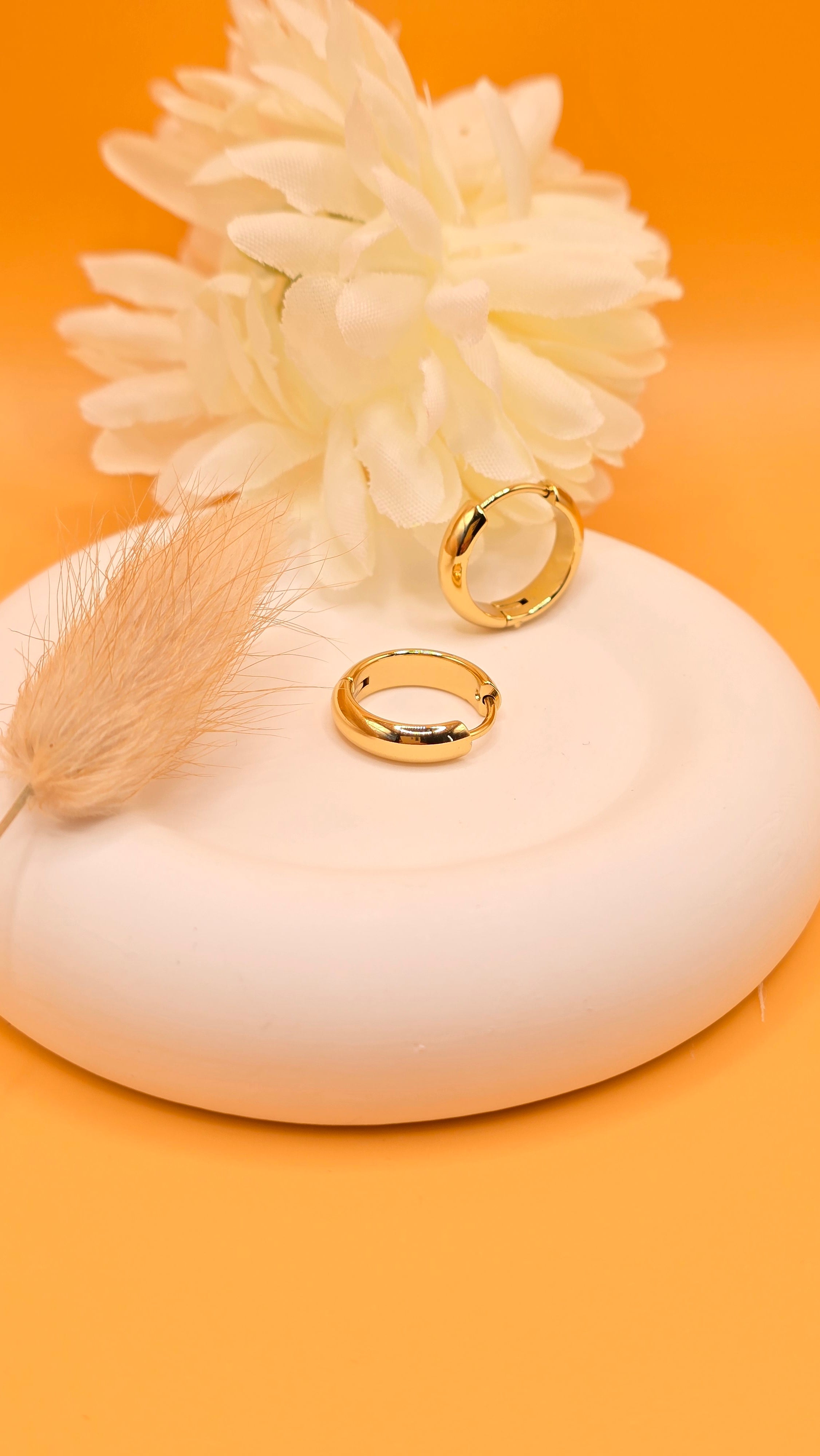 Boucles d'oreilles dorées Mialy