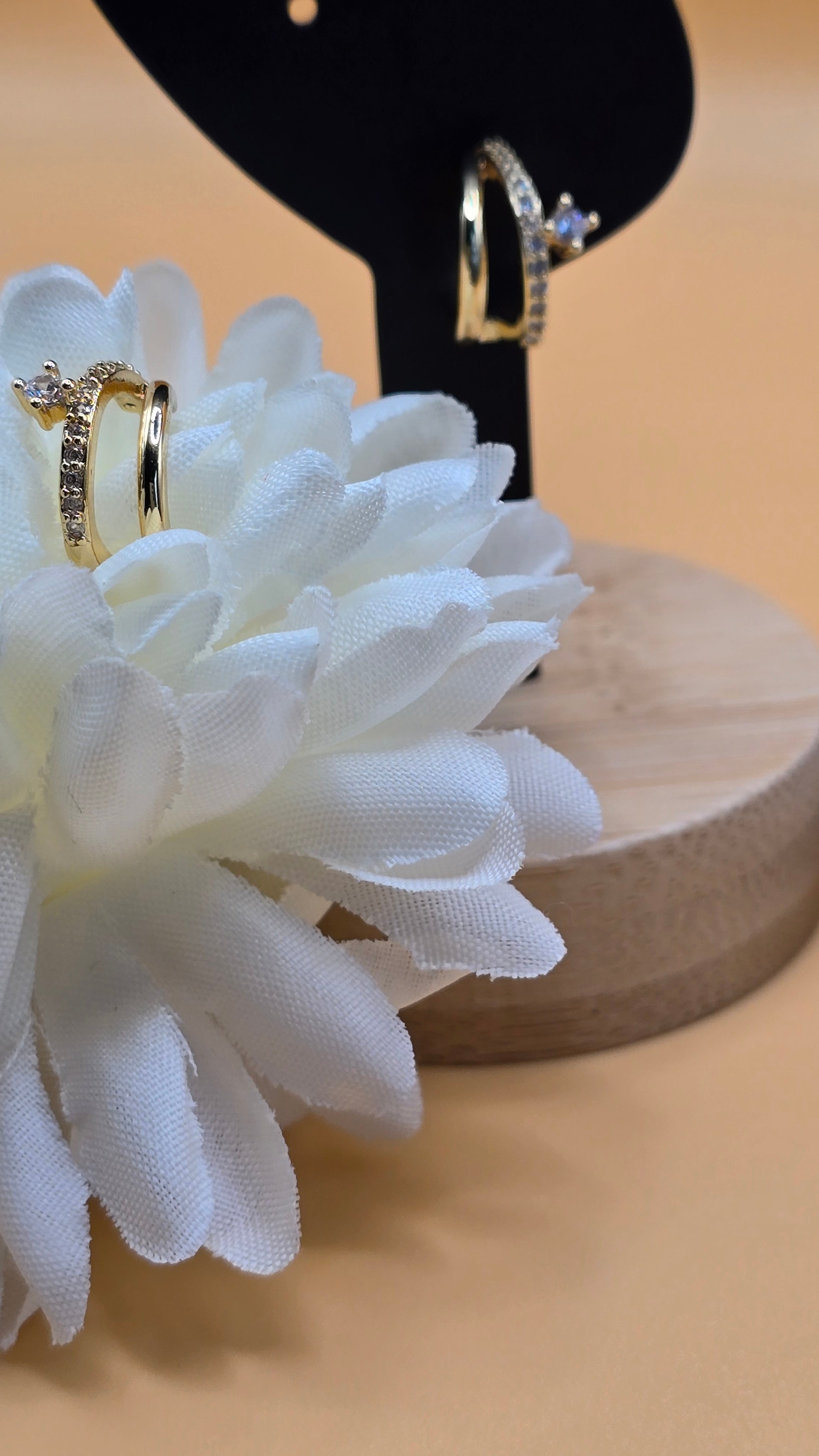 Boucles d'oreilles dorées Samira