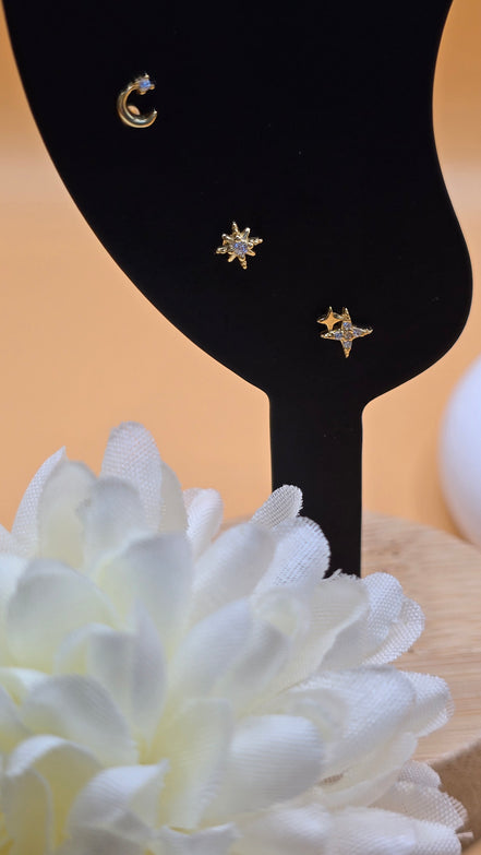 Boucles d'oreilles dorées Lucinda