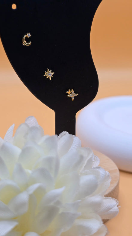 Boucles d'oreilles dorées Lucinda