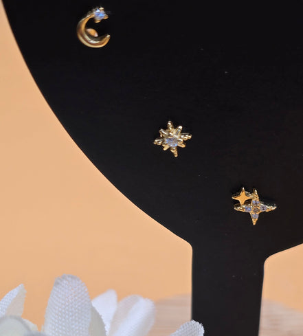 Boucles d'oreilles dorées Lucinda