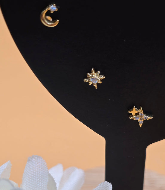 Boucles d'oreilles dorées Lucinda