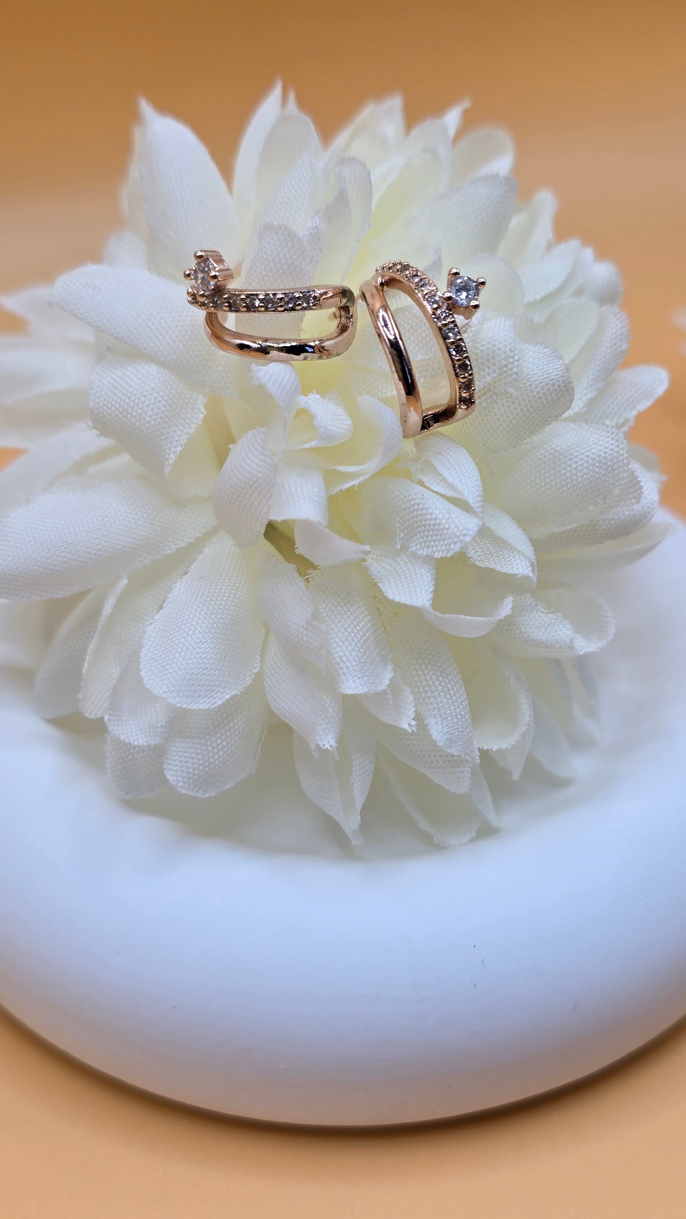 Boucles d'oreilles rose gold Samira