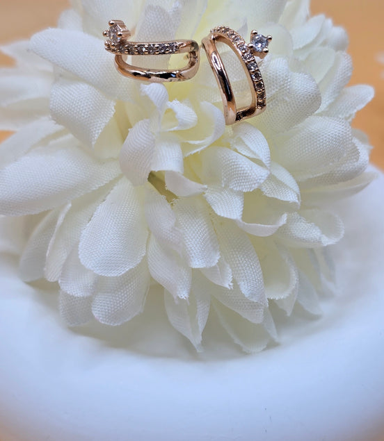 Boucles d'oreilles rose gold Samira